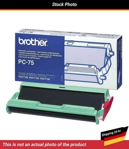 PC75 Brother Fax T72 Wstążka czarna - Zdjęcie 1 z 4