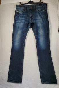 Jeans rectos azules Diesel Thavar para hombre W32 L32 - Imagen 1 de 9