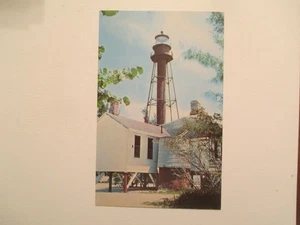 Sanibel Island Florida Postcard Ybel Light FL - Foto 1 di 2