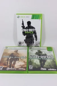 Call of Duty Modern Warfare 1 2 3 Xbox 360 (Xbox One) Game Lot. All CIB & Tested - Picture 1 of 3