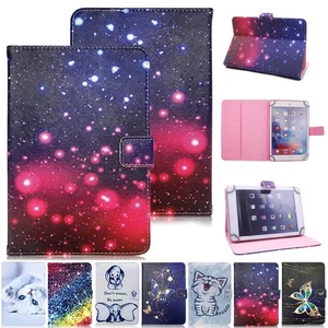 For Samsung Galaxy Tab A 7" 8" 9.7" 10.1" Tablet Universal Leather Case Cover AU - Picture 1 of 56