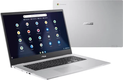 ASUS Chromebook CX1 CXB170CKA 17.3" FHD Intel N4500 4GB 64GB eMMC Chrome OS SL - Image 1 of 4