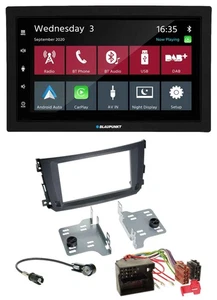 Blaupunkt DAB Bluetooth USB MP3 2DIN Autoradio für Smart ForTwo 2010-14 Quadlock - Bild 1 von 10