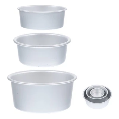  3 Pcs Stampi Da Forno Forme Per Torte Stampo Di Cottura Antiaderente Domestico - Immagine 1 di 4