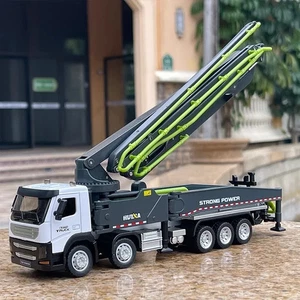 1:50 HuiNa Alloy Truck Model Kids Toys Movable Concrete Pump Truck Simulation - Picture 1 of 9
