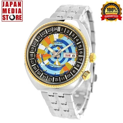 Orient Revival RN-AA0E08Y World Map Dial Automatic Mechanical Men Watch LIMITED - image 1 of 4