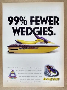 1996 Mastercraft WetJet Kraze PWC vintage print Ad - Picture 1 of 1