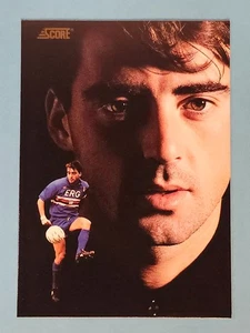 1992 Score Italian League "Top Undici" Roberto Mancini Sampdoria #429 ⚽ - Picture 1 of 2