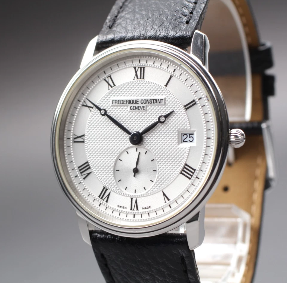 [N MINT] Frederique Constant FC200/220/235/245X4S25/6 Small Second Qz Men  Watch - Image 1 of 4