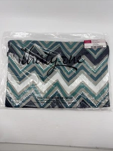 Dotty Chevron THIRTY ONE Cinch SACK / BACKPACK / TOTE with DRAWSTRINGS & POCKET - Picture 1 of 3