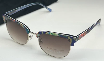 Vera Bradley Jesslyn Women's Romantic Paisley Frame Brown Lens Sunglasses NEW - Image 1 of 3