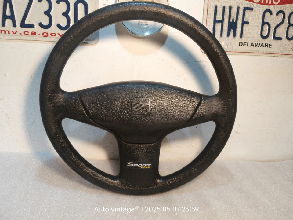 VOLANTE SEAT IBIZA II 3 RAIOS Sport Line Equipamento Original Novo Estoque Antigo - Imagem 1 de 4