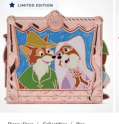  Disney Robin Hood Happily Ever After Limited Edition Slider Pin IN HAND Foto 1 de 4