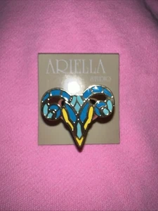 Ariella Studio Ram Ring, Adjustable size, Gold Color, Multicolor Ram - Picture 1 of 2