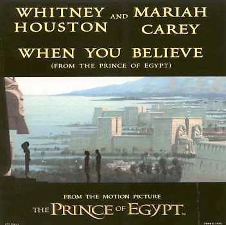 Whitney Houston/Mariah Carey. When You Believe. The Prince of Egypt Cassette ca3 - Image 1 of 1