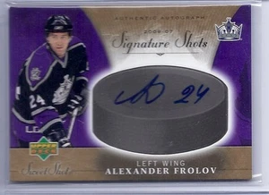 2006-07 UD SWEET SHOT ALEXANDER FROLOV AUTOGRAPH SIGNATURE SHOTS SS-AF KINGS - Picture 1 of 1