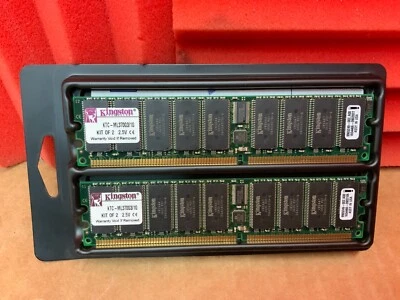 Kingston 1GB PC2100 ECC SDRAM DIMM Kit Compaq ProLiant DL380 G3 ML370 G3 - Image 1 of 2