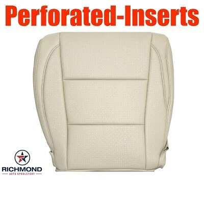 For 2014-2019 Toyota Highlander-Driver Side Bottom Leather Seat Cover Perf Tan - Image 1 of 4