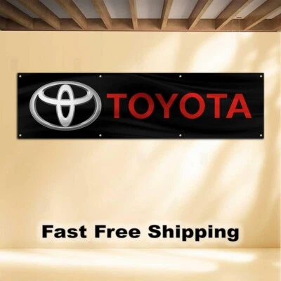 BANNER FLAG TRD Toyota 2'X8' Foto 1 de 4