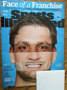 Sports Illustrated SI February 8, 2016 Face Of A Franchise Cam Newton Super Bowl - Picture 1 of 1