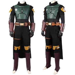Star Wars Book of Boba Fett Cosplay Costume Outfits Mandalorian Accessories Lot - Picture 1 of 35