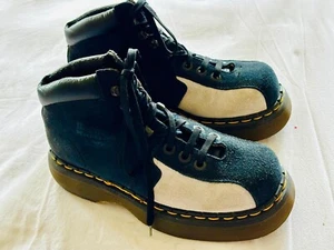 Dr. Martens Boots Vintage, Wildleder darkblue + light grey aus den 90ern Gr. 38 - Bild 1 von 6