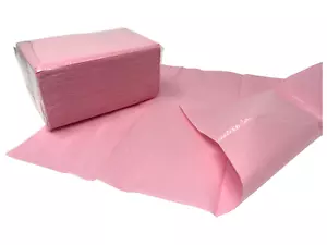 100 Stück Hygiene Auflagen wasserdicht PINK - UNIGLOVES Servietten -INKgrafiX DE - Bild 1 von 6