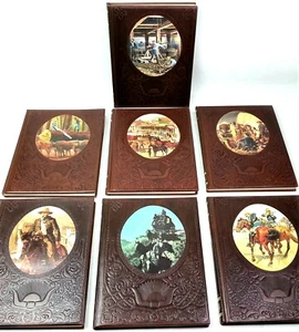 The Old West Lot 7 Time Life Leatherette Book Collection Gunfighters Loggers Etc - Bild 1 von 12