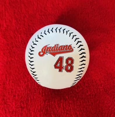 Pelota de béisbol Travis Hafner. Cleveland Indians Foto 1 de 3