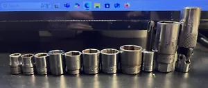 11 Snap-on / Mac 3/8" Dr. Shallow Sockets, Spark Plug Sockets, (FREE Shipping) - Picture 1 of 3