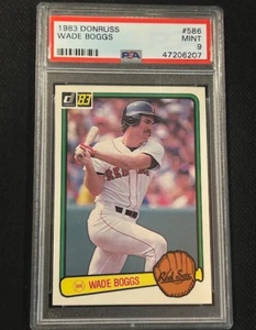 Wade Boggs 1983 Donruss #586 RC MLB Boston Red Sox Baseball Rookie - PSA 9 - Picture 1 of 2