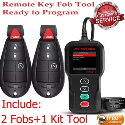 2 para Dodge Ram 1500 2500 3500 2009 2010 2011 2012 mando a distancia llave programa herramienta Foto 1 de 4