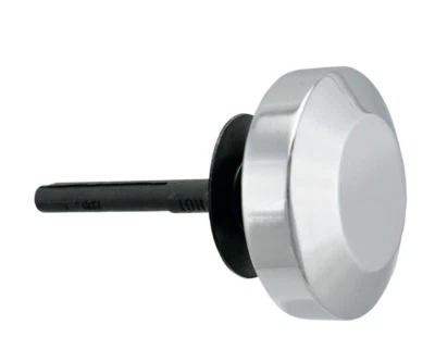 Universal GM Chevy Chrome Billet Aluminum Power Steering Cap & Dipstick Saginaw - Image 1 of 4