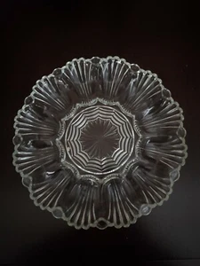 Ornate glass deviled egg (12) server tray - Picture 1 of 3