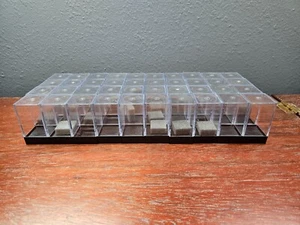 (40)Chessex Figure & Dice MEDIUM TALL Display Box Case Fits Poly & 16mm D6 Sets - Picture 1 of 3