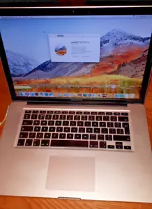Apple MacBook Pro i7/8GB/500GB 2.5GHz 15" High Sierra (2011) + 85W Apple charger - Picture 1 of 21