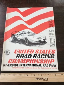 1963 Los Angles California Riverside Road Racing Championship Program - Picture 1 of 2