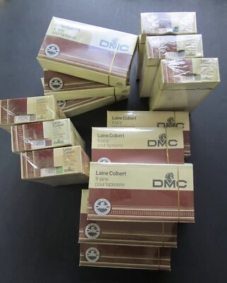 DMC Tapestry Wool Laine Colbert France SEALED BOXES  Colors Between #7293 - 7525 - Image 1 of 4
