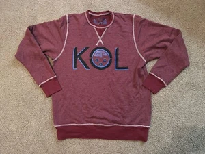 KOL Kings Of Leon Barking Irons Sweatshirt X-Large Long Sleeve Maroon Rare - Picture 1 of 7