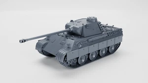 Panzer V Panther Ausf D Panzer 5 - WW2 WWII -- Bolt Action 20mm 1:72 1/72 Scale - Picture 1 of 8