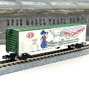 Con-Cor CN77XM Merry Christmas 53 ft Reefer Car XMAS 1977 N Scale - Picture 1 of 10