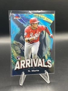 2024 Topps Finest Noelvi Marte RC Die Cut Arrivals Insert #A-10 Mis Cut, See Pic - Bild 1 von 3