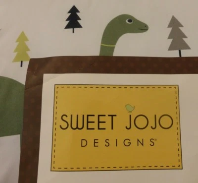 3 шт. Sweet JOJO Designs Boutique MOD DINO Полный/Королевский Комплект Одеяла и Накидок Новый в упаковке - Изображение 1 из 4
