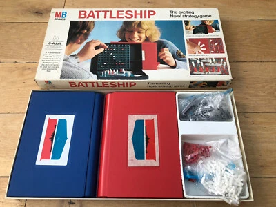 Battleship MB Games 1983 Board Game Complete 8-adult 2 Player Naval Strategyk - Image 1 of 4