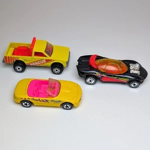 Konvolut 3 Vintage Hot Wheels Fahrzeuge - 1982 Surf Patrol, 90 Miata, 91 Flashfire - Bild 1 von 6