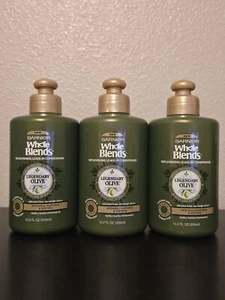 3 x Acondicionador sin enjuague reponedor Garnier Whole Blends LEGENDARY OLIVE 10,2 OZ - Imagen 1 de 2