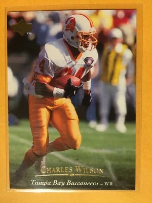 1995 Upper Deck Buccaneers Charles Wilson Football Card #208 - Image 1 of 2