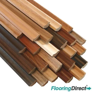 Chamfered Oak Veneer MDF Architrave Trim 10 x 2.4m Metre Lengths in 31 Colours - Picture 1 of 34
