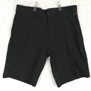 Volcom Mens Shorts Performance Golf Tech Black Chino True To This Lightweight 31 - Picture 1 of 9