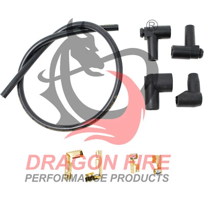 Corte universal para adaptarse a cable de bobina de bajo ohmio de 8,5 mm para todos los vehículos Chevy Dodge Ford Foto 1 de 4